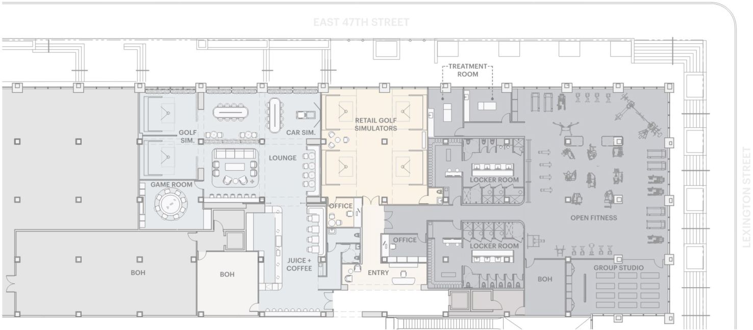 wellness center floor plan