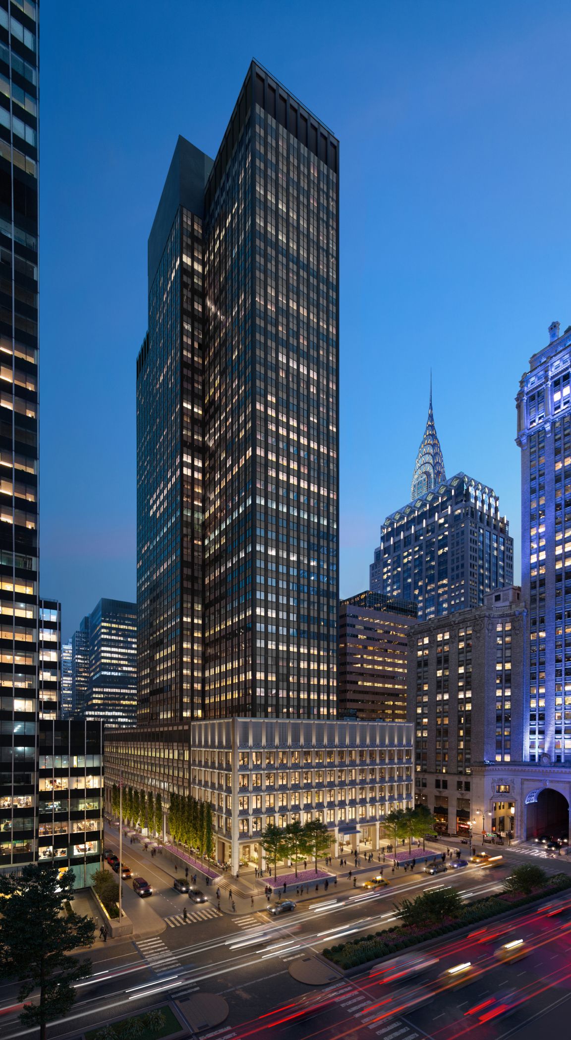 245 Park Avenue occupies a full square block of prime Midtown Manhattan